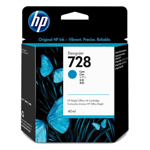 Tinta HP 728 Cyan F9J63A Tinta HP 728 Cyan F9J63A