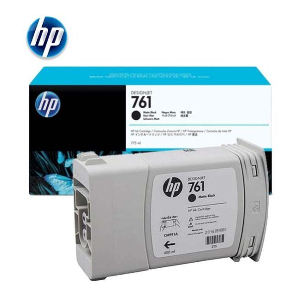 Tinta HP 761 Matte Black CM997A T7100/T7200 775ML