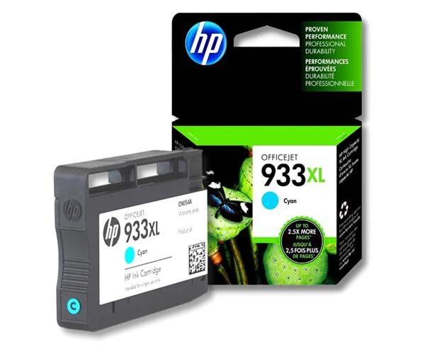 Tinta HP 933XL Cyan CN054AL Tinta HP 933XL Cyan CN054AL Para 7110, 6600 - Imagen 1
