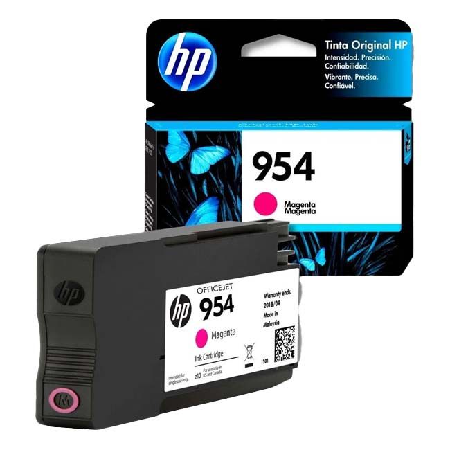 Tinta-HP-954-Magenta-L0S53AL.jpg Tinta HP 954 Magenta L0S53AL 8720, 7740, 8210, 8720 - Imagen 1