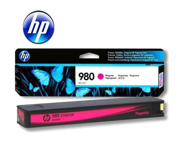 Tinta HP 980 Magenta D8J08A Para X585DN, X555DN - Imagen 2