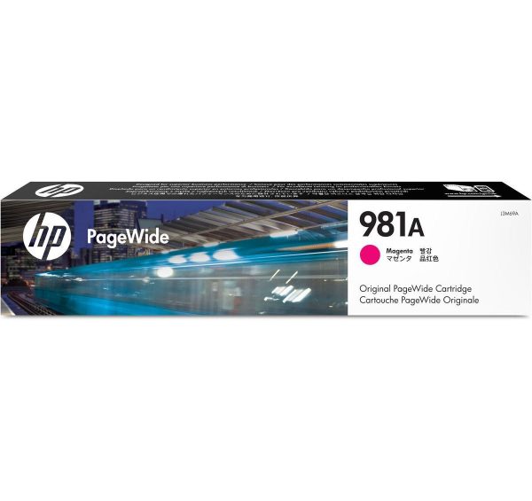 Tinta HP 981A Magenta J3M69A mfp 586f, 556xh - Imagen 2