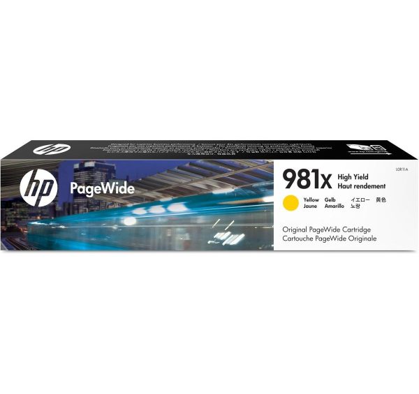 Tinta HP 981X Yellow L0R11A mfp 586z, 556xh - Imagen 2