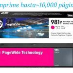 Tinta HP 981Y Magenta L0R14A mfp 586z, 556xh