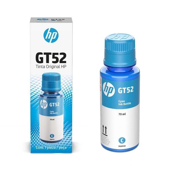 Tinta HP GT52 Cyan M0H54AL 8000 PÁGINAS
