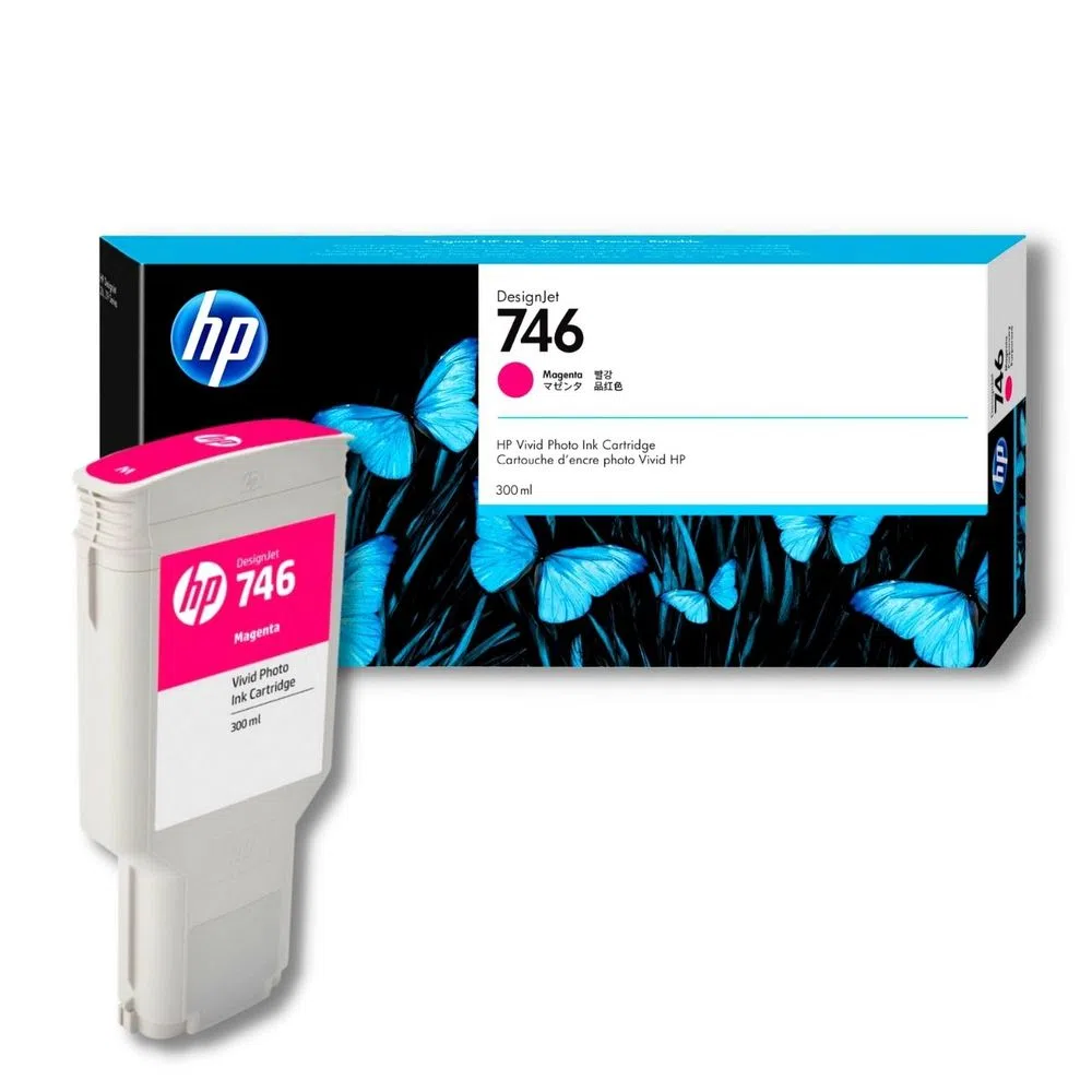 Tinta-HP-P2V78A-Magenta-746.webp Tinta HP 746 Magenta P2V78A DesignJet Z6, Z9 300ML - Imagen 1
