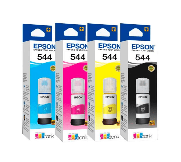 Kit 4 Colores Tinta Epson T544 Original