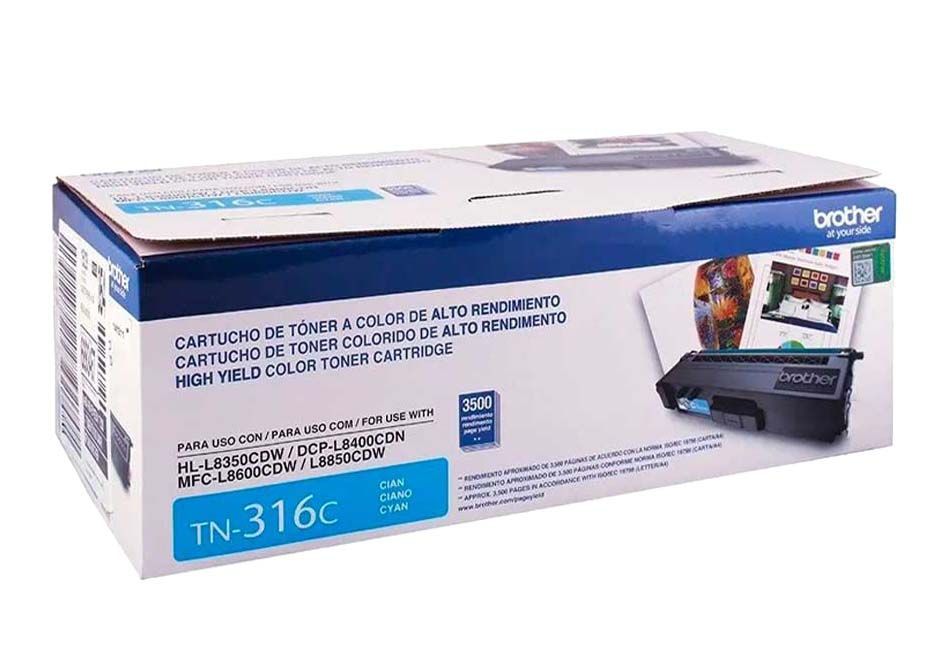 Toner-Brother-TN-316C-Cyan.jpg Toner Brother TN-316C Cyan - Imagen 1