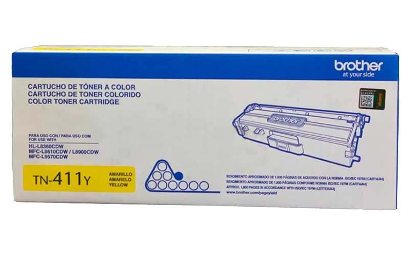 Toner-Brother-TN-411Y-Yellow.jpg Toner Brother TN-411Y Yellow - Imagen 1