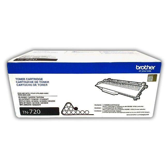 Toner-Brother-TN-720-Negro.jpg Toner Brother TN-720 Negro MFC8710, HL6180 - Imagen 1
