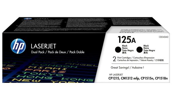 Toner HP 125A BLack CB540AD CP1215, CM1312 - Imagen 2