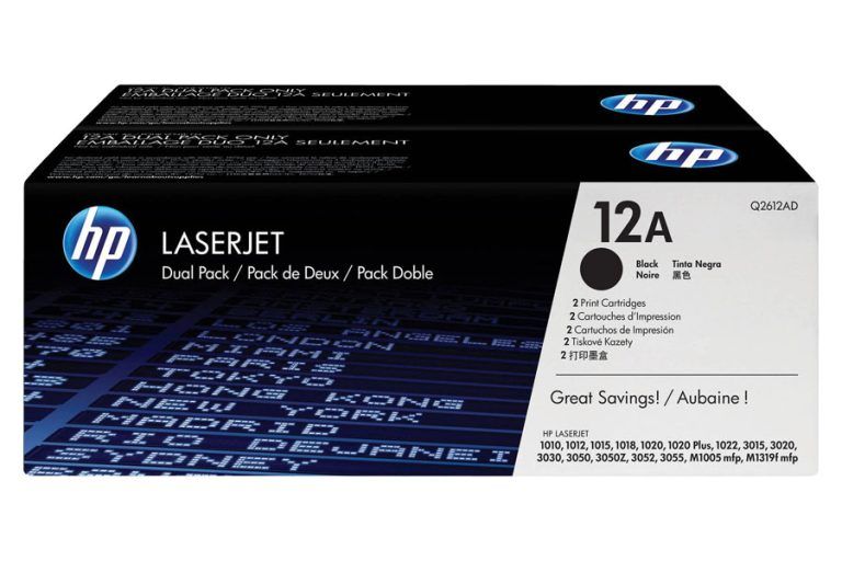 Toner HP 12AD Dual Pack Q2612AD