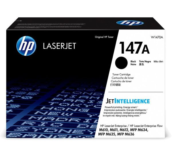 Toner HP 147A Negro W1470A Para M612, MFP M636