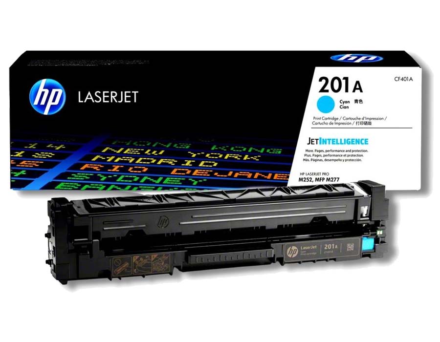 Toner HP 201A Cyan CF401A Toner HP 201A Cyan CF401A