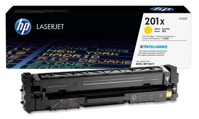Toner HP 201X Yellow CF402X Toner HP 201X Yellow CF402X