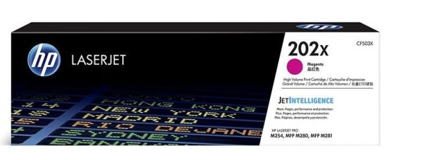 Toner HP 202X Magenta CF503X Para M254, M280, M281 - Imagen 2