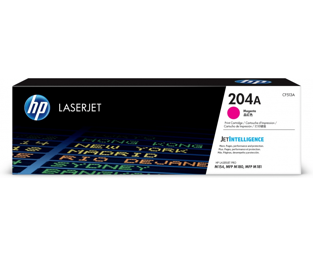 Toner-HP-204A-Magenta-900-Paginas.png Toner HP 204A Magenta CF513A M154, M180, M181 - Imagen 1