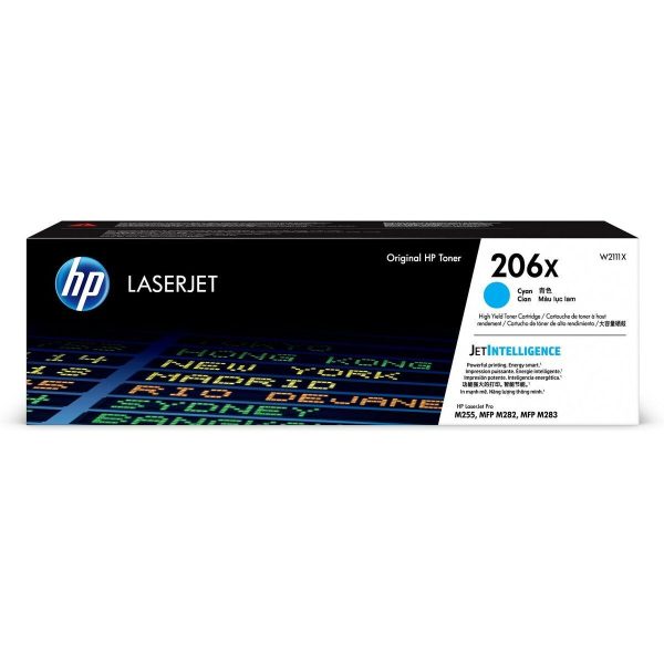 Toner HP 206X Cyan W2111X M255, M282, M283