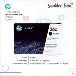 Toner HP 26X Negro CF226X