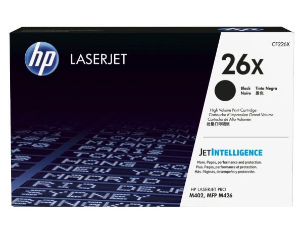 Toner Original HP 26X Negro CF226X Para M402, MFP M426 - Imagen 2
