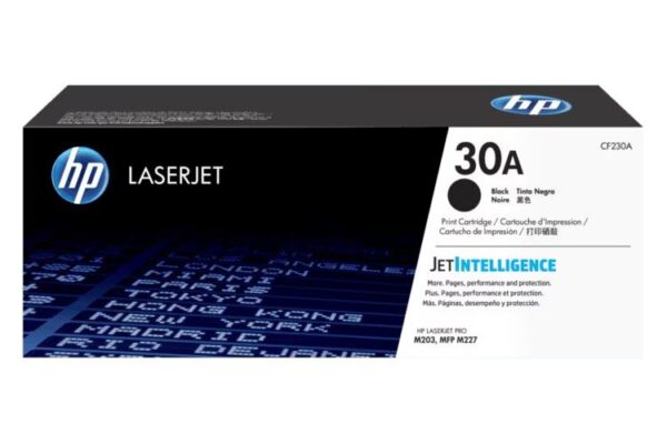 Toner HP 30A Negro CF230A Para M203, MFP M227 - Imagen 2