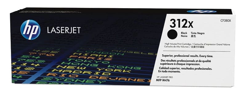 Toner-HP-312X-Negro-CF380X.jpg Toner HP 312X Negro CF380X Para MFP M476 - Imagen 1