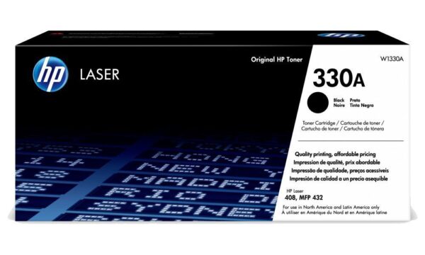 Toner HP 330A Negro W1330A Para 408, MFP 432