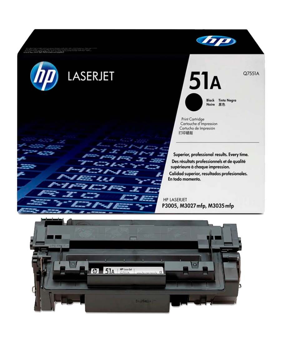 Toner-HP-51A-Negro-Q7551A-m3035-m3027.jpg Toner HP 51A Negro Q7551A Para P3005, M3027 - Imagen 1