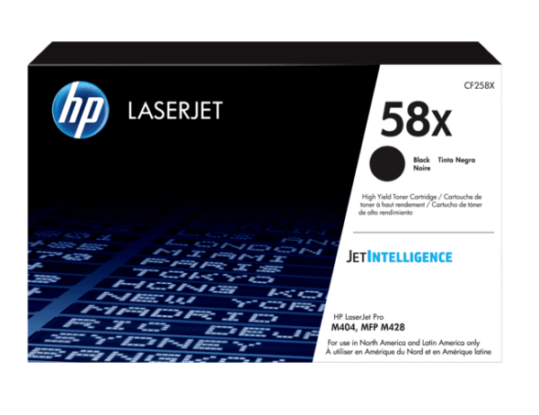 Toner Original HP 58X Negro CF258X Para M404, MFP M428 - Imagen 2