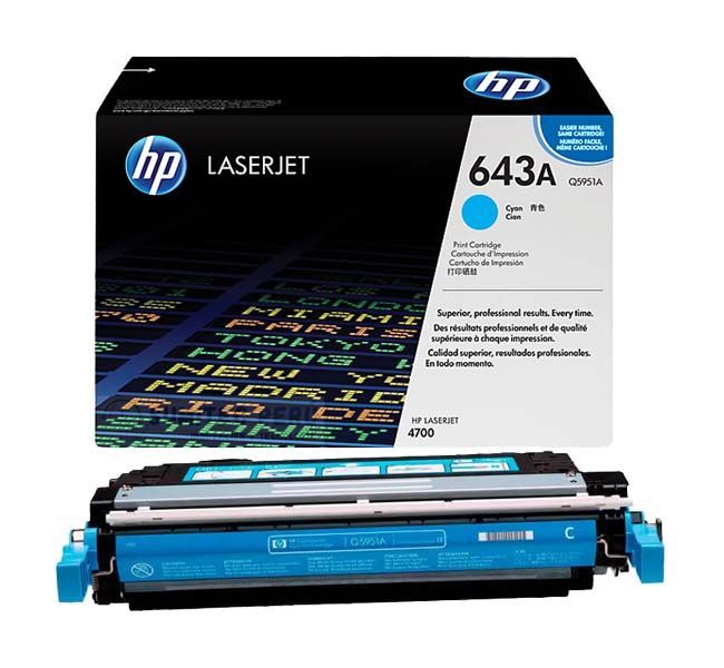 Toner-HP-643A-Cyan-Q5951A.jpg Toner HP 643A Cyan Q5951A Para LaserJet 4700 - Imagen 1