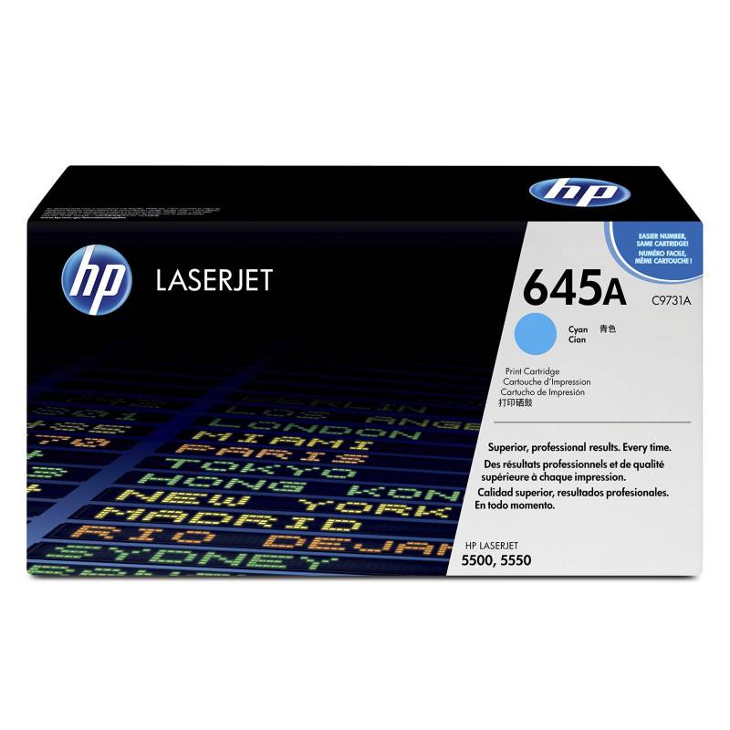 Toner-HP-645A-Cyan-C9731A.jpg Toner HP 645A Cyan C9731A Para 5550, 5500 - Imagen 1
