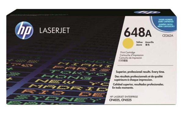 Toner HP 648A Yellow CE262A Para CP4525, CP4025 - Imagen 2
