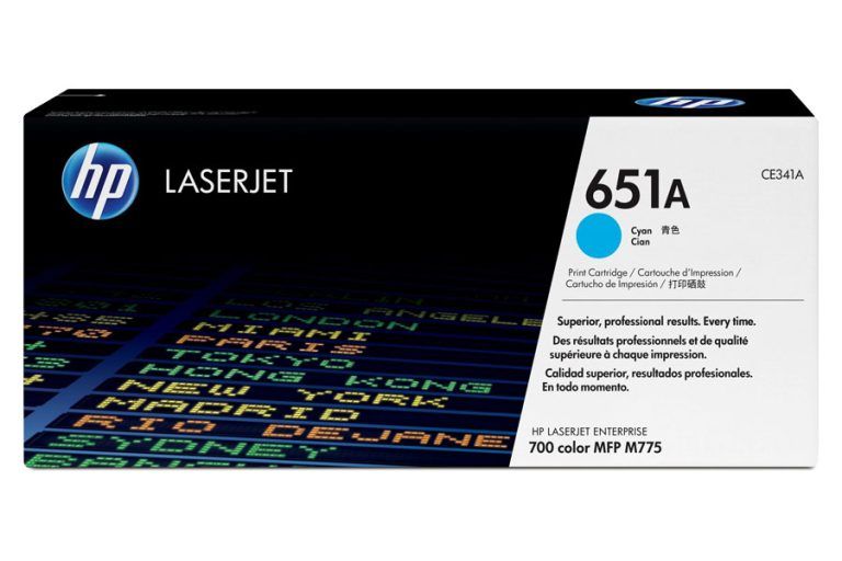 Toner HP 651A Cyan CE341A