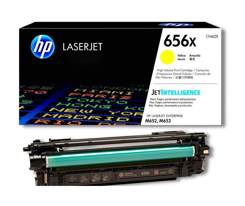 Toner-HP-656X-Yellow-CF462X.jpg Toner HP 656X Yellow CF462X Para M652, M653 - Imagen 1