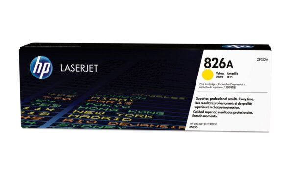 Toner HP 826A Yellow CF312A Para M855
