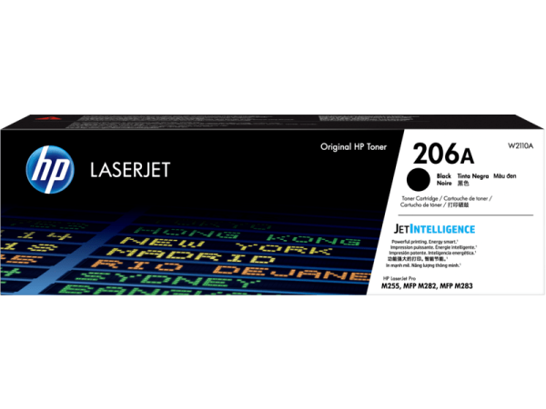 Toner HP 206A Negro W2110A Para M255, M283 - Imagen 2
