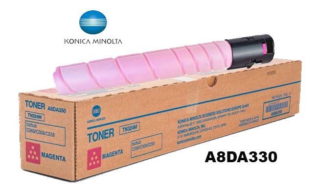 Toner-Konica-Minolta-TN-324M-Magenta-1.jpg Toner Konica Minolta TN-324M Magenta Para Bizhub C258, C308, C368 - Imagen 1
