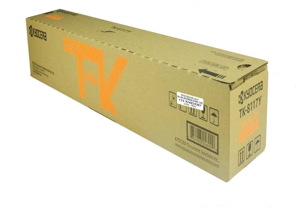 Toner-Kyocera-TK-8117Y-Yellow.jpg Toner Kyocera TK-8117Y Yellow Ecosys M8124cidn - Imagen 1