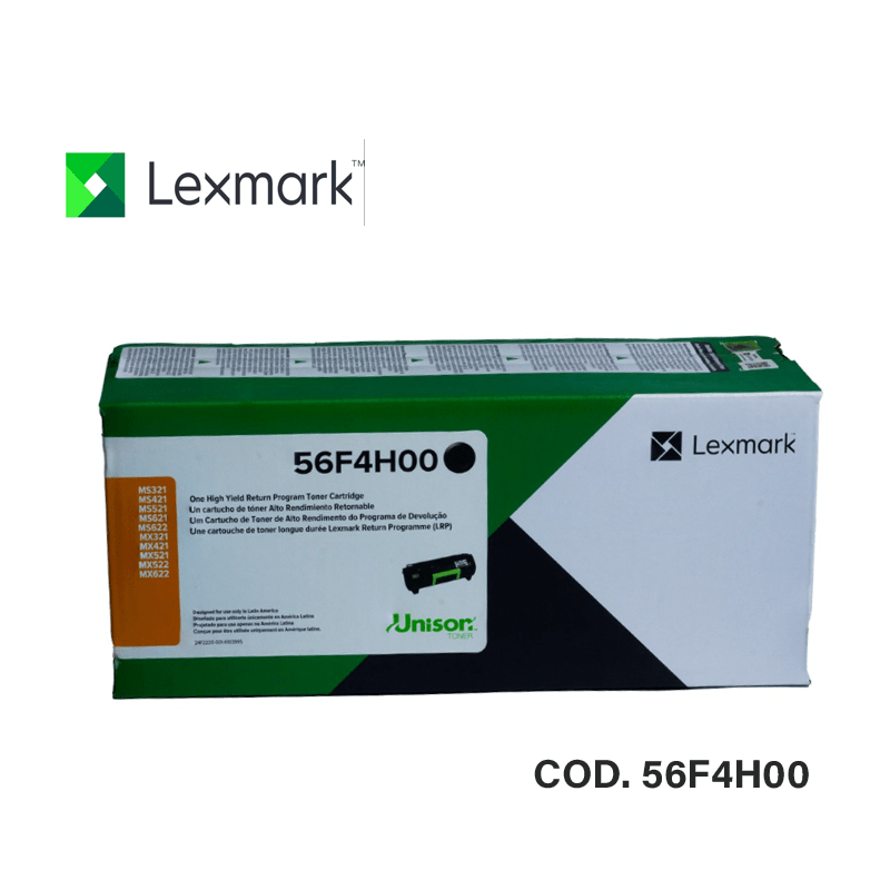 Toner-Lexmark-56F4H00.png Toner Lexmark 564H 56F4H00 Para MS321, MX321 - Imagen 1