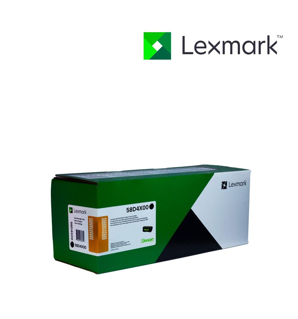 Toner-Lexmark-58D4X00-Negro.jpg Toner Lexmark 58D4X00 Negro - Imagen 1