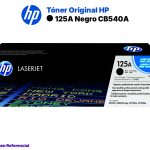 Toner Original HP 125A Negro CB540A