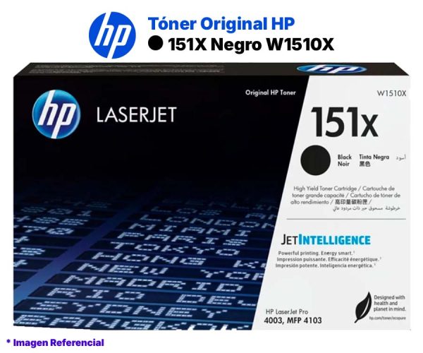Toner Original HP 151X Negro W1510X