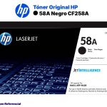 Toner Original HP 58A Negro CF258A