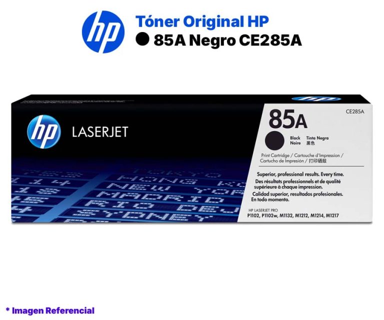 Toner Original HP 85A Negro CE285A