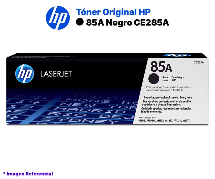 Toner Original HP 85A Negro CE285A Toner Original HP 85A Negro CE285A