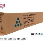 Toner Ricoh  841816 Cyan Para MP C3504/C3003