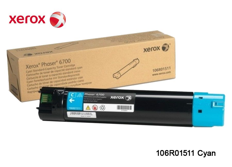 Toner Xerox 106R01511 Cyan Original Toner Xerox 106R01511 Cyan Phaser 6700