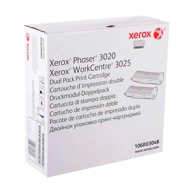 Toner-Xerox-106R03048-Dual-Pack.jpg Toner Xerox 106R03048 Para 3020, 3025 Dual Pack - Imagen 1