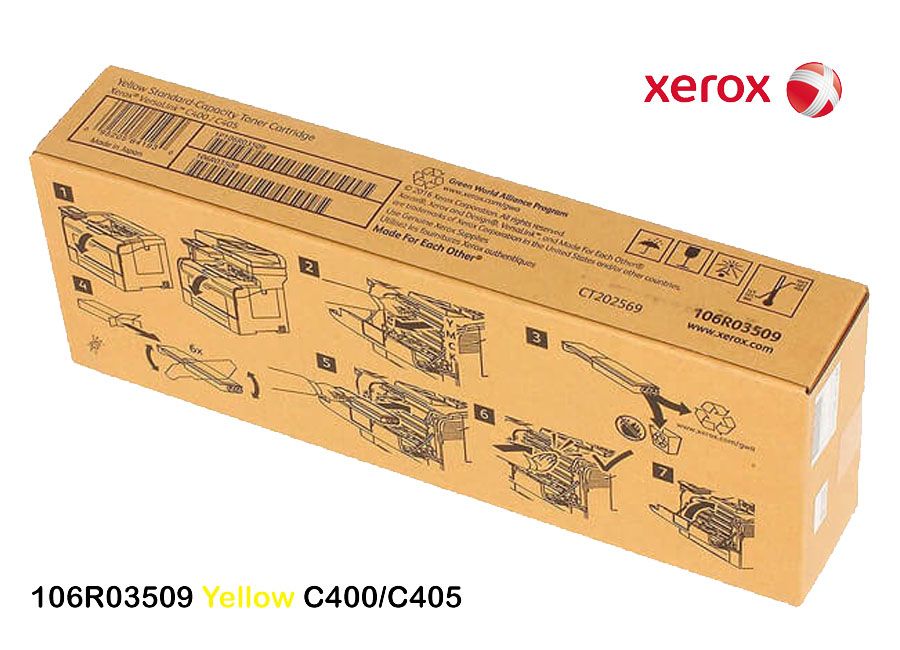 Toner Xerox 106R03509 Yellow Original Toner Xerox 106R03509 Yellow VersaLink C400/C405 - Imagen 1
