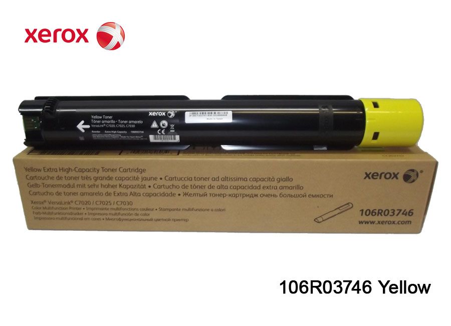 Toner Xerox 106R03746 Yellow C7025 Toner Xerox 106R03746 Yellow C7020, C7030 - Imagen 1